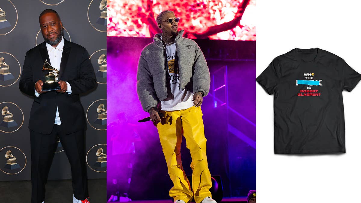 Earlier this month, Glasper launched an "IYKYK" edition of the t-shirt featuring a verbatim remark made by Brown over the former's Grammys victory.