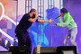 Drake and Rapper 21 Savage perform onstage during "Lil Baby & Friends Birthday Celebration Concert"