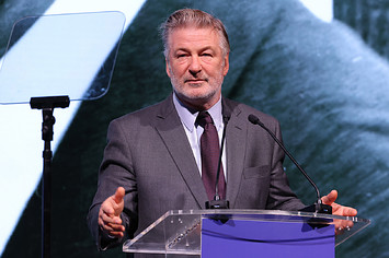 Alec Baldwin speaks onstage at the 2022 Robert F. Kennedy Human Rights Ripple of Hope Gala