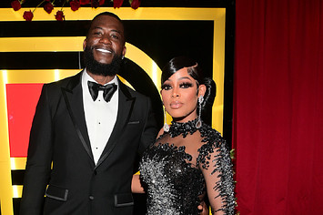 Gucci Mane and Keyshia Kaoir attend Black Tie Affair for Quality Control's CEO Pierre Thomas