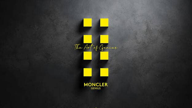 Moncler’s The Art of Genius live show being held during London Fashion Week features collaborations from Pharrell, Roc Nation by Jay-Z, and more.