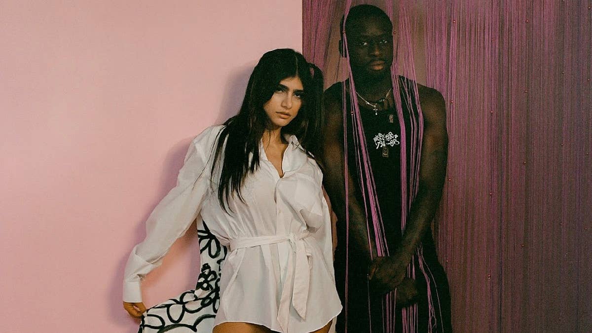 Mia Khalifa and Slawn have been enlisted for a new campaign shot by Ciesay that marks the first-ever editorial from the team at Outlander Magazine.