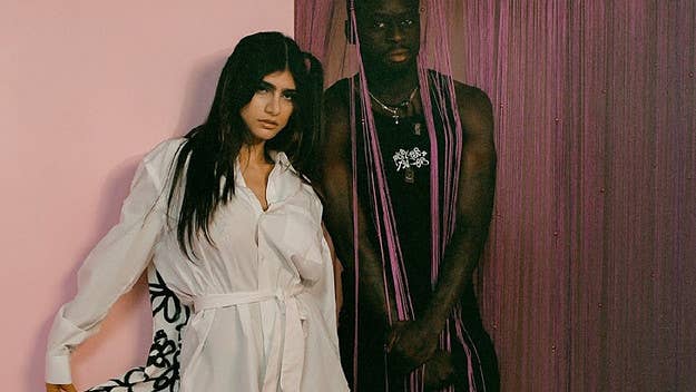 Mia Khalifa and Slawn have been enlisted for a new campaign shot by Ciesay that marks the first-ever editorial from the team at Outlander Magazine.