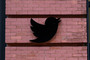 Twitter logo on office outside area