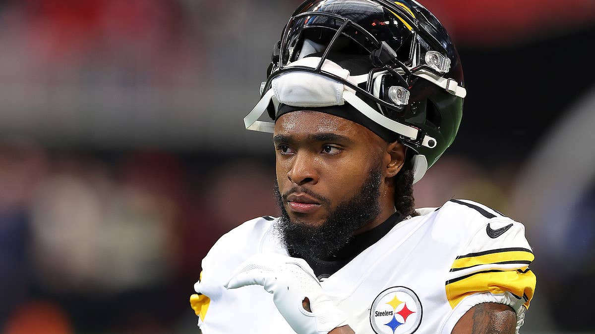 Steelers wideout Diontae Johnson took to Twitter to deny a report that he punched quarterback Mitch Trubisky leading up to the team's Week 4 game.