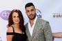 Britney Spears and Sam Asghari attend the 2019 Daytime Beauty Awards