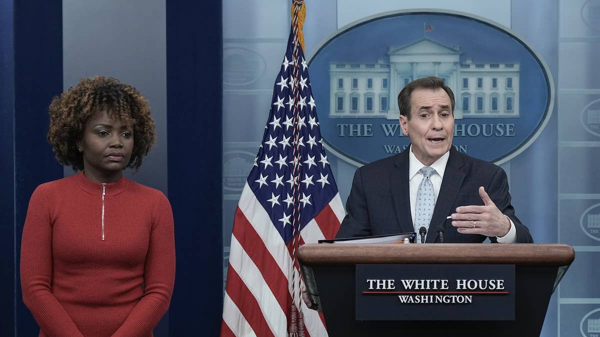 There is "no indication of aliens or extraterrestrial activity with these recent takedowns," White House press secretary Karine Jean-Pierre said.