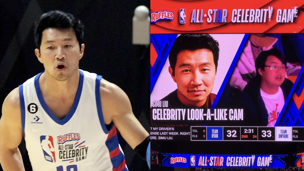 Simu Liu on X: charity basketball pre-game fit courtesy of ivy
