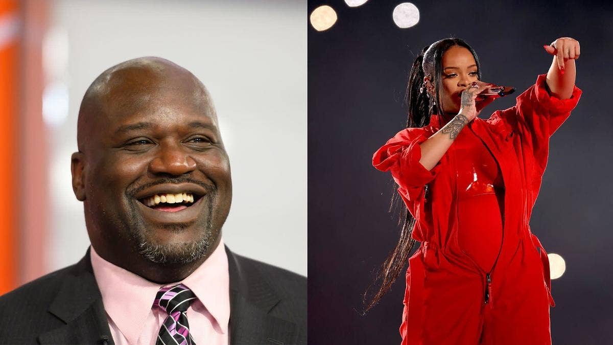 Four-time NBA champion Shaquille O'Neal responds to critics hating on Rihanna's Super Bowl and tells them to “shut the f*ck up" on his podcast. 
