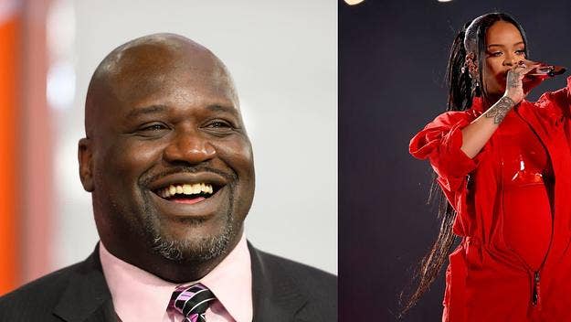 Four-time NBA champion Shaquille O'Neal responds to critics hating on Rihanna's Super Bowl and tells them to “shut the f*ck up" on his podcast.