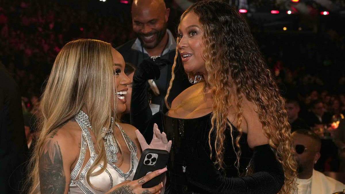 After meeting Beyoncé at last night's Grammys Awards, GloRilla took to social media to document the event. "My life is complete," she wrote.