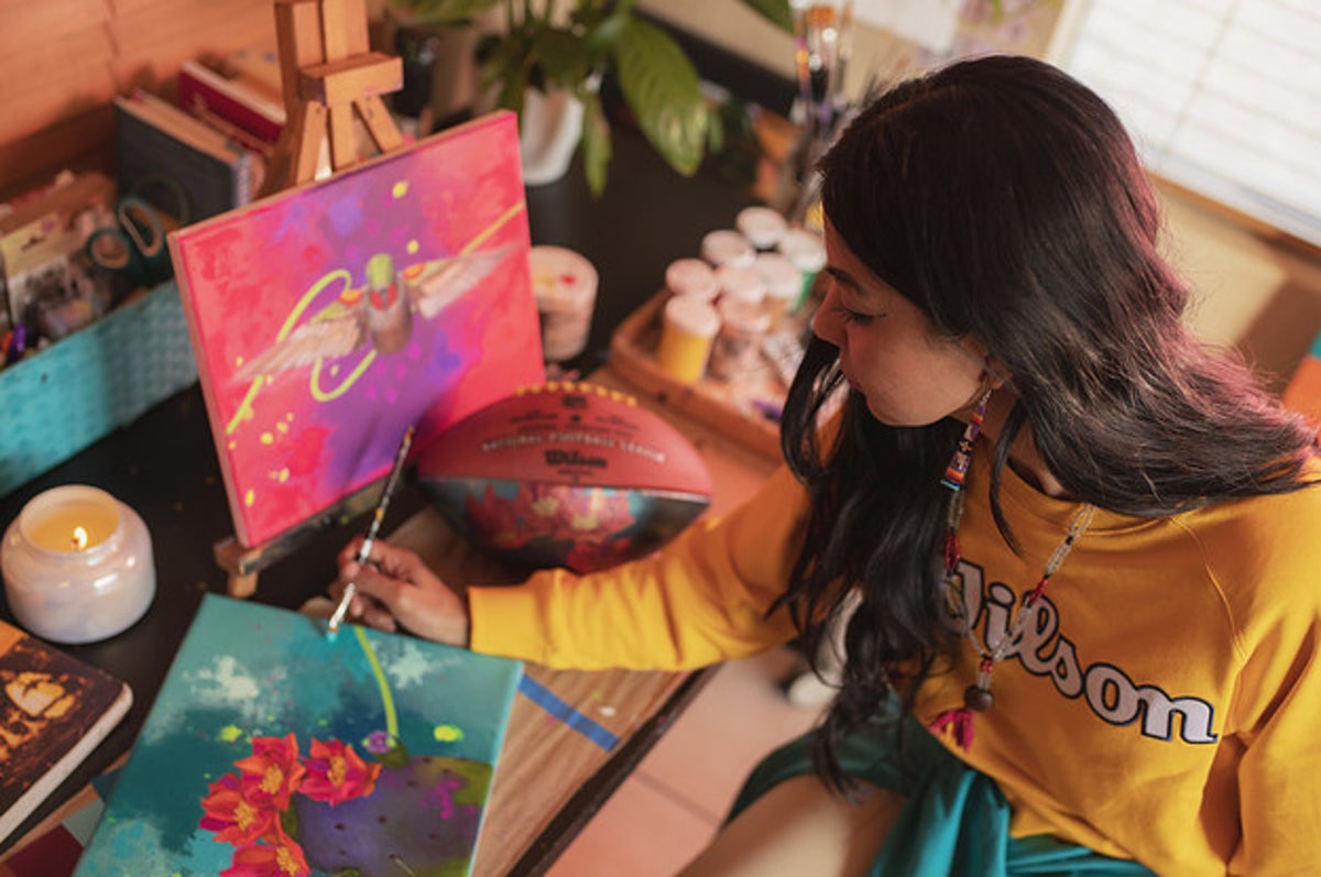 NFL Chooses Artist Lucinda Hinojos to Create Art for 2023 Super Bowl –