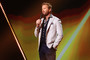 Armie Hammer speaks onstage at E! People's Choice Awards