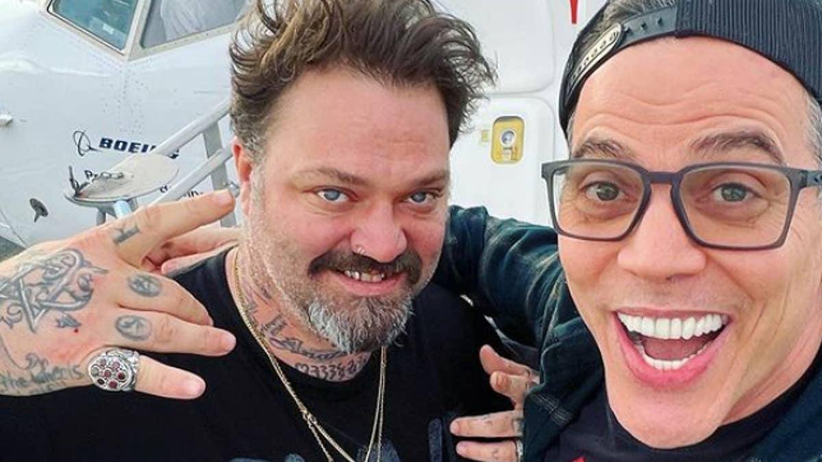 Bam Margera has been taken out on tour by his fellow 'Jackass' alum Steve-O, who has been helping work up some real life-inspired material for the road.