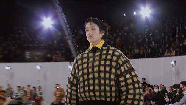 The Italian label showcased its upcoming ready-to-wear collection at the Yoyogi National Gymnasium. You can check out the runway looks here.