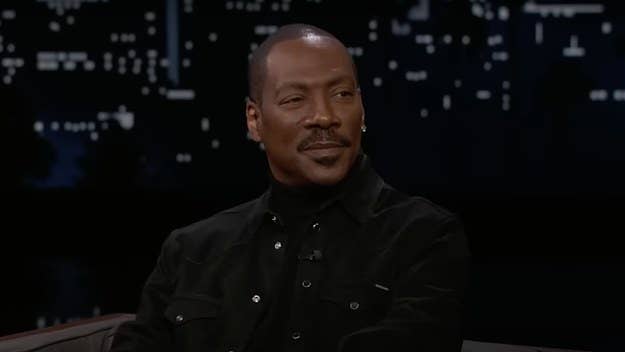 Eddie Murphy appeared on 'Jimmy Kimmel Live,' where he described getting snowed in at Rick James' home for two weeks while recording "Party All the Time."
