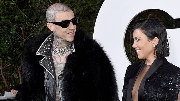 The Blink-182 drummer took to Instagram to show off his latest ink dedicated to Kourtney Kardashian. The reality star previously tattooed Barker herself.