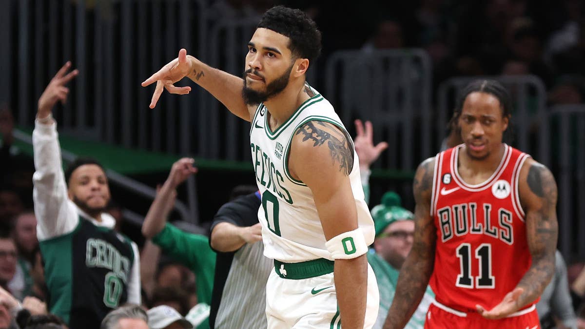 We caught up with Boston Celtics All-Star Jayson Tatum to talk about the MVP race, people trying to split him and Jaylen Brown, texting Michael Jordan, &amp; more. 
