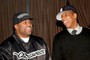Damon Dash and Jay Z during Sean P. Diddy Combs' Surprise 35th Birthday Party