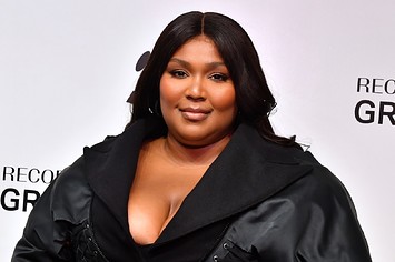 Lizzo poses during Reel To Reel: LOVE, LIZZO