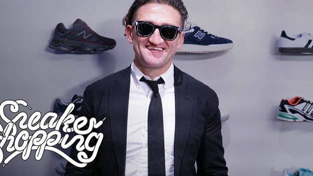 YouTube O.G and legendary content creator Casey Neistat goes Sneaker Shopping with Complex's Joe La Puma at Concepts in New York City and talks wearing fake sne