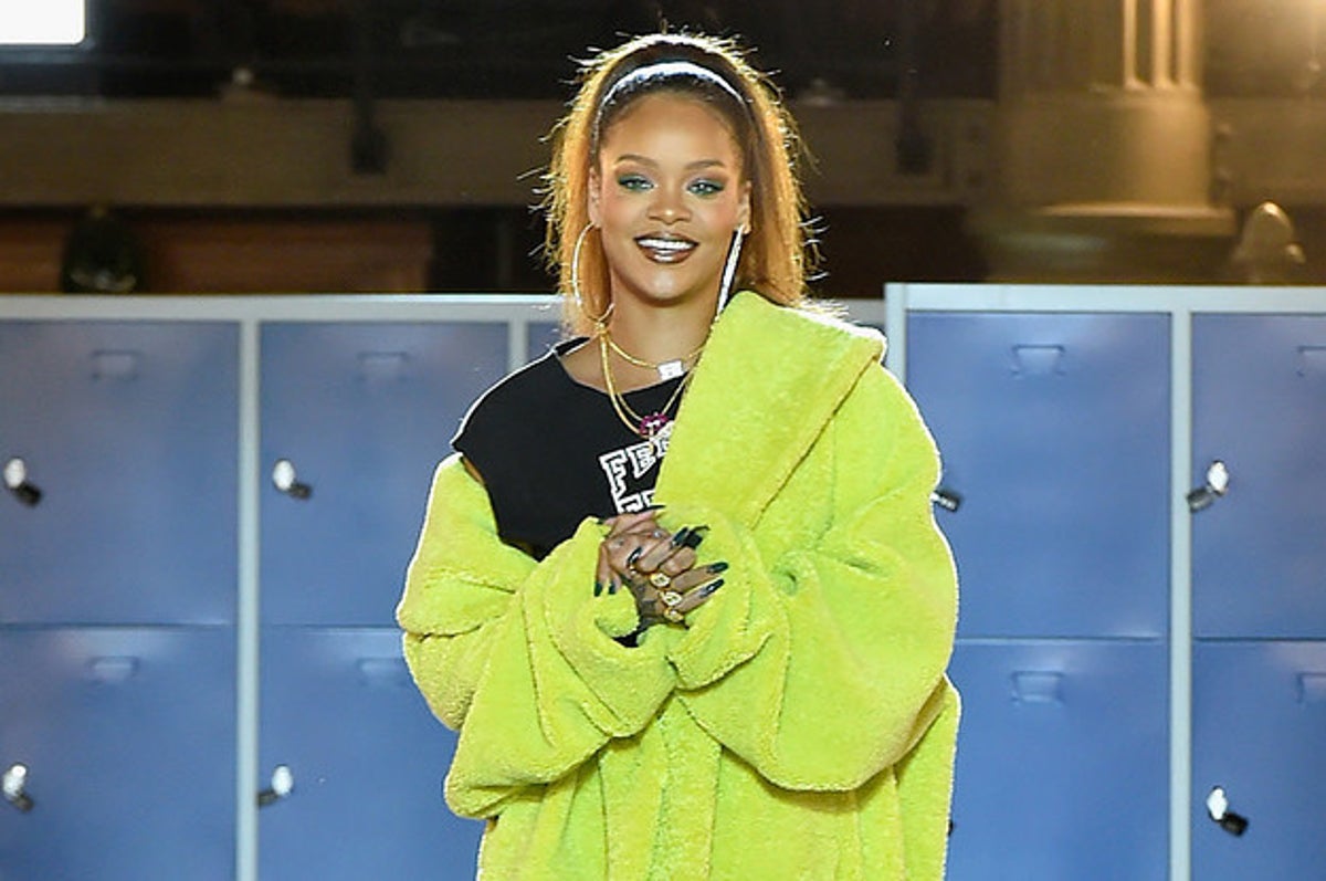 Puma Fenty by Rihanna Oversized Side Lace-Up Hoodie Sweatshirt