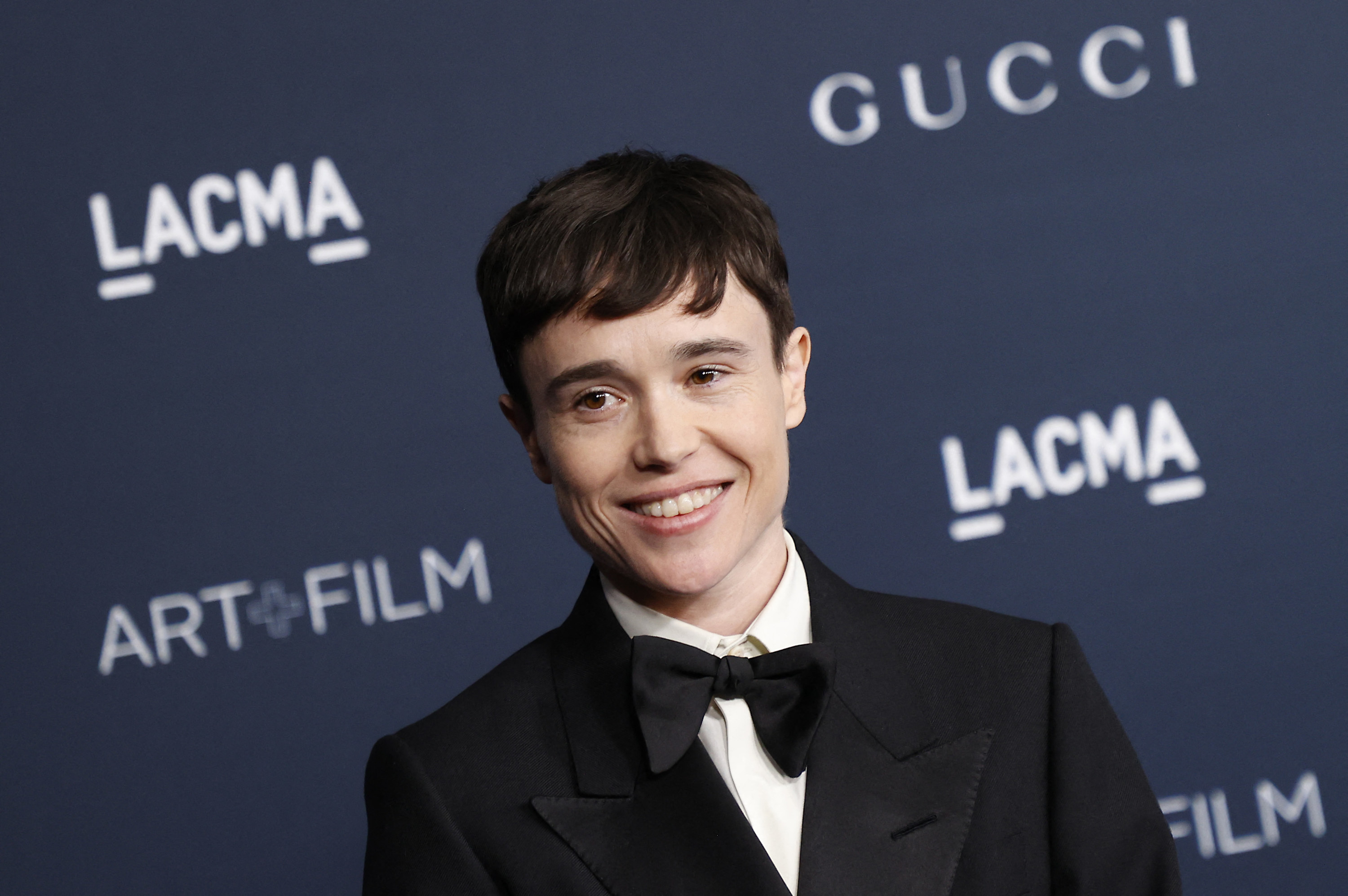 elliot page at the 2022 lacma art and film gala