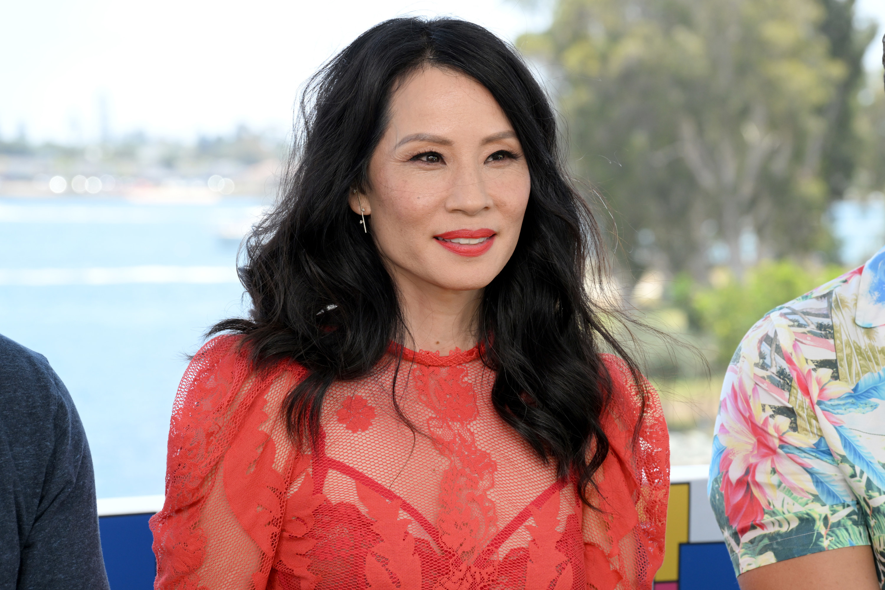 lucy liu at san diego comic con in 2022