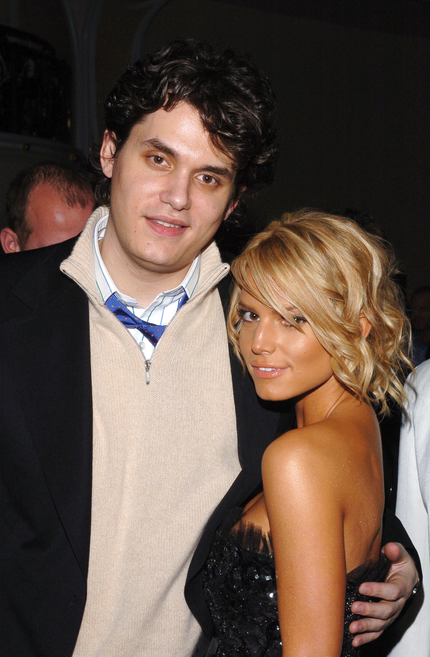 John Mayer and Jessica Simpson during Clive Davis&#x27; 2005 Pre-GRAMMY Awards Party
