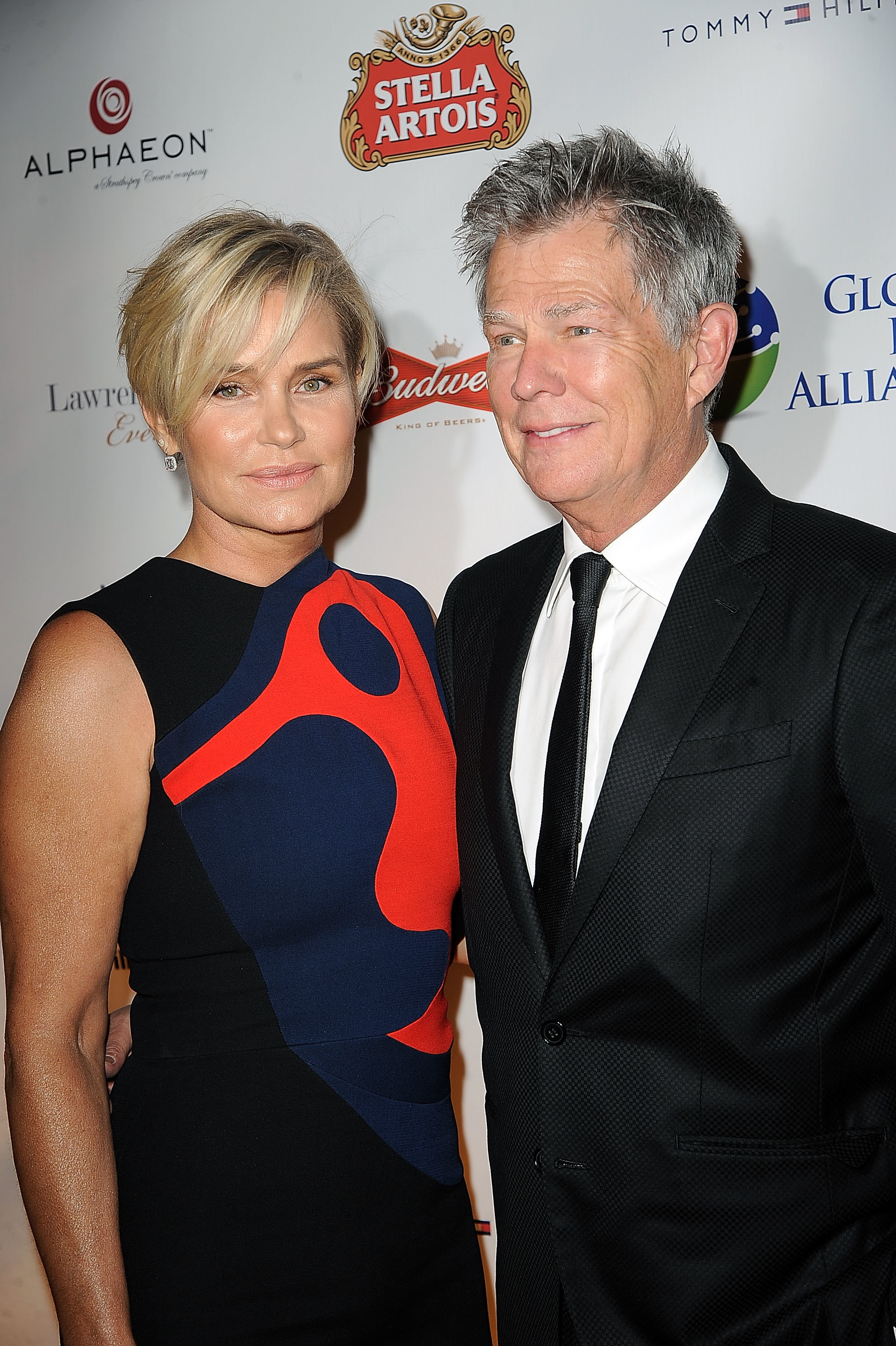 Yolanda Foster and David Foster attend 2015 Global Lyme Alliance Gala at Cipriani 42nd Street on October 8, 2015