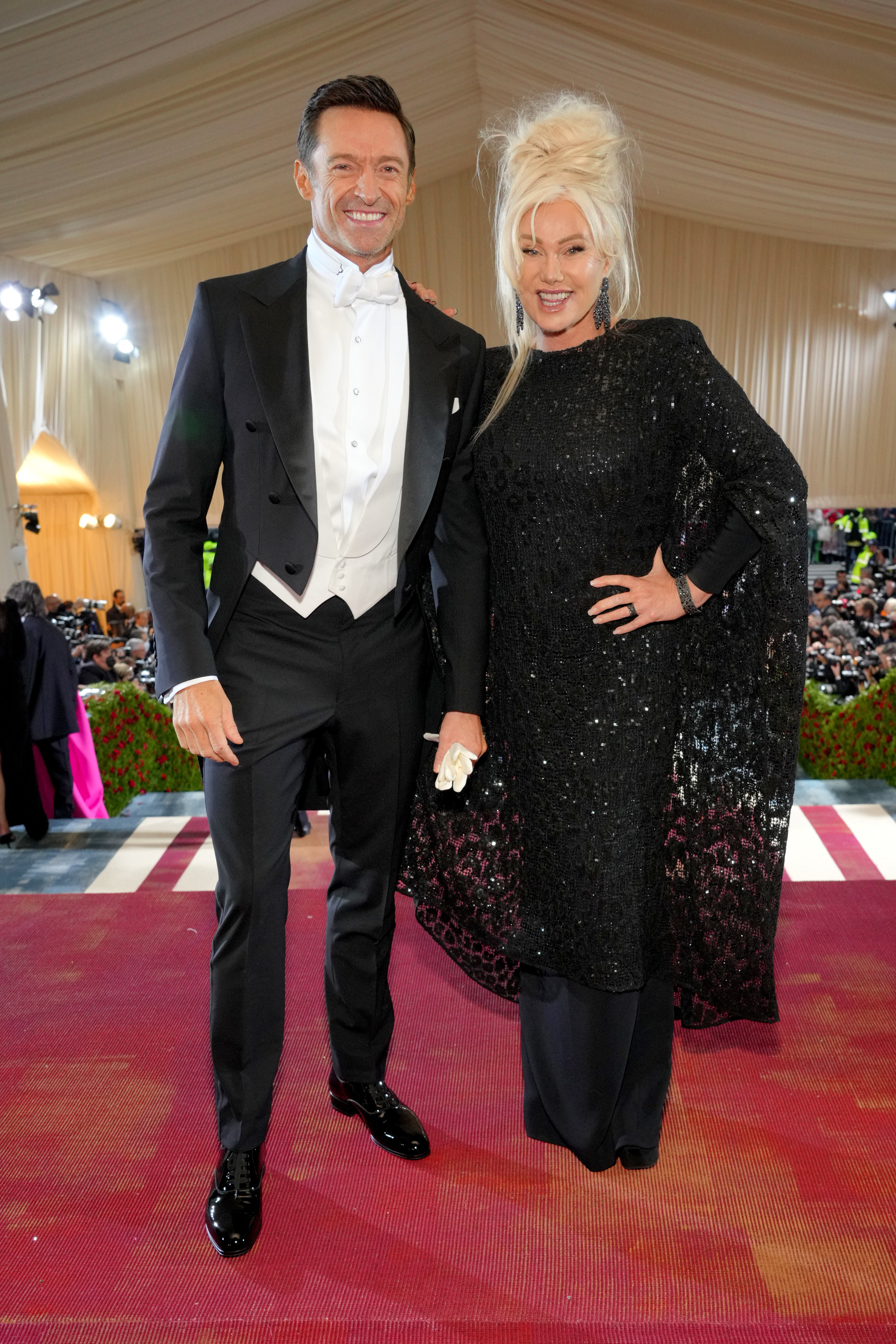 Hugh Jackman and Deborra Lee Furness on the red carpet