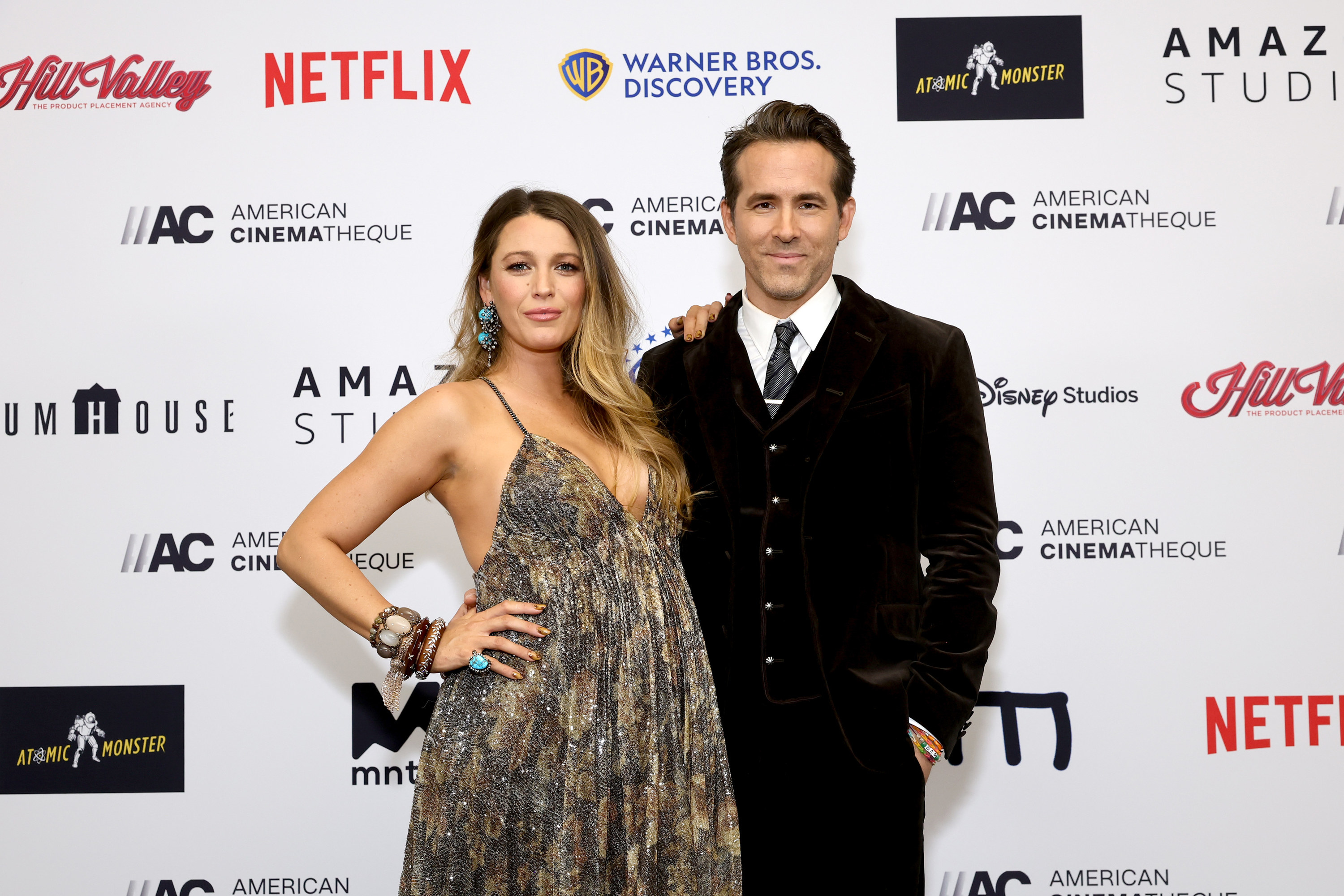 Blake Lively and Ryan Reynolds on the red carpet