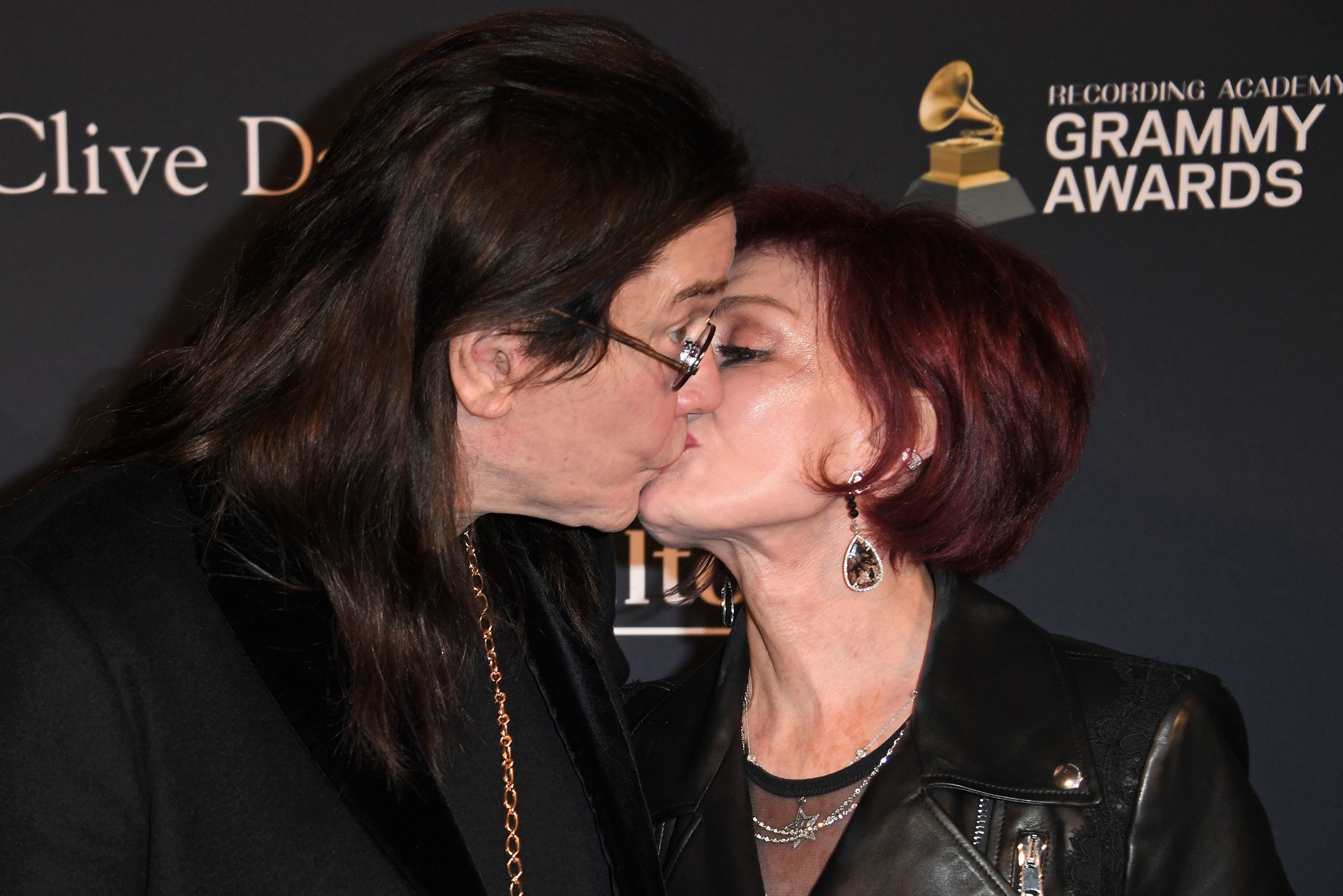 Ozzy and Sharon Obsbourne on the red carpet
