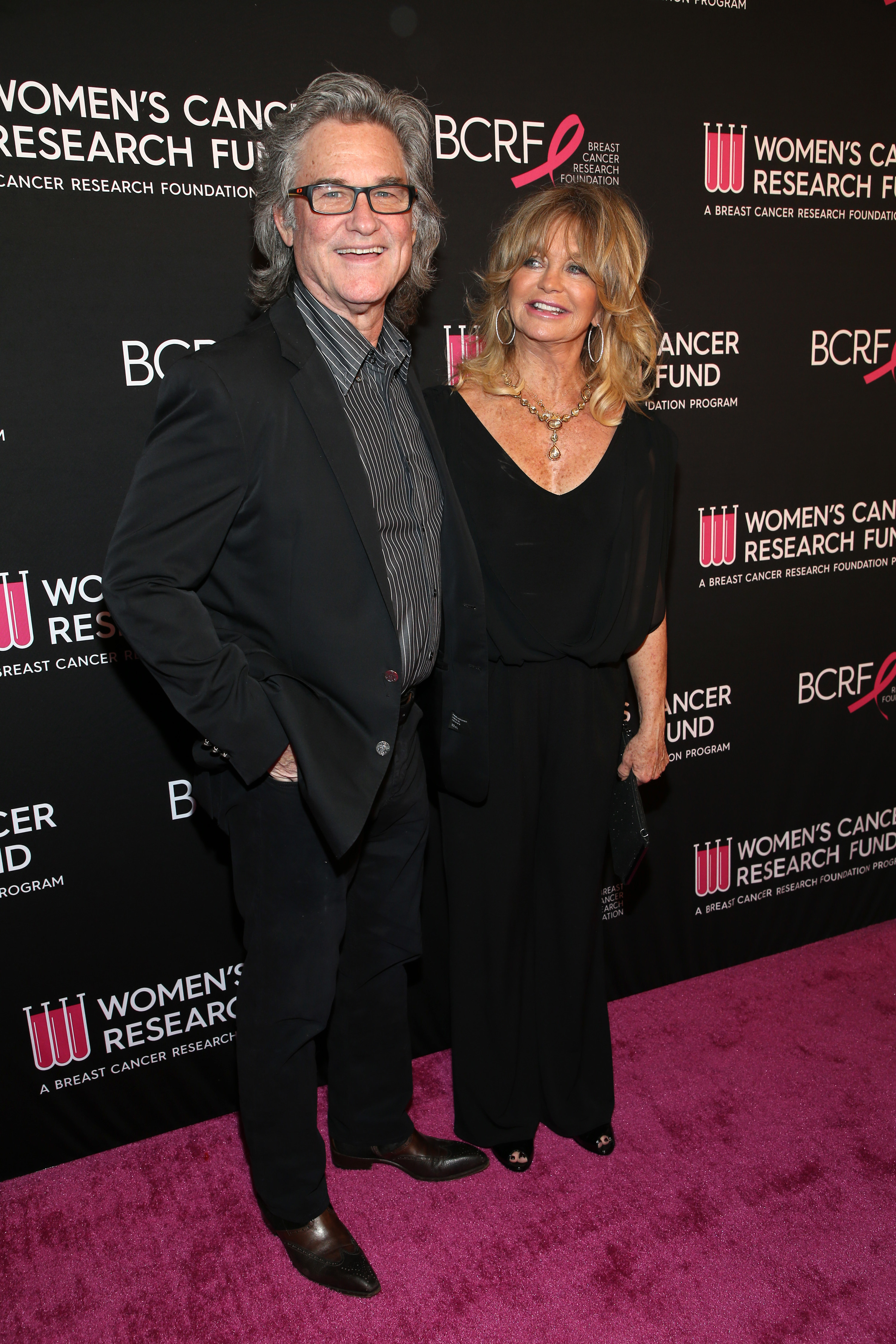 Kurt Russell and Goldie Hawn on the red carpet