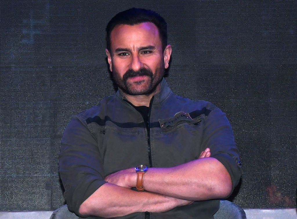 Bollywood actor Saif Ali Khan during a press conference
