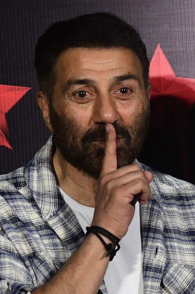 Bollywood actor Sunny Deol poses for pictures