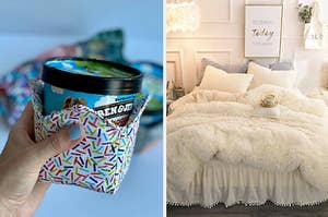 ice cream cozy and shaggy duvet cover