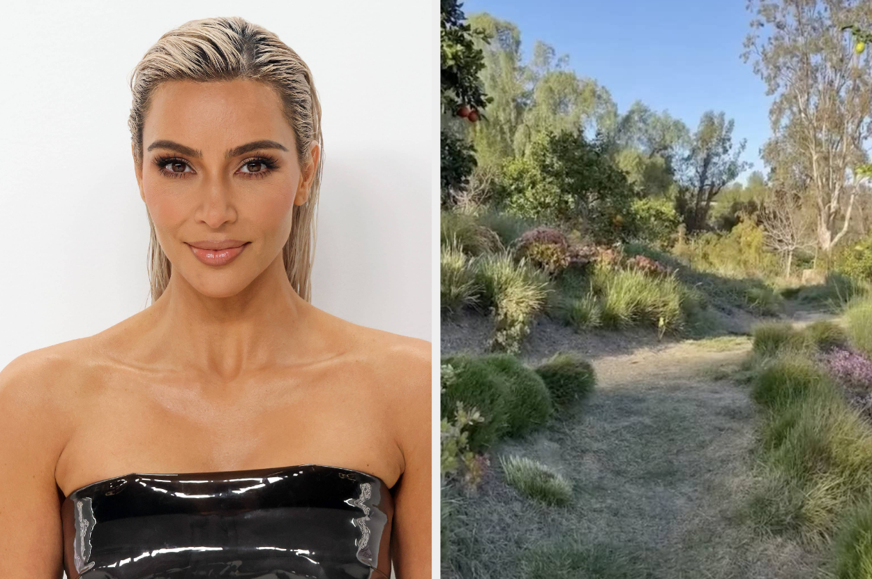 Kim Kardashian Garden Tour On Instagram