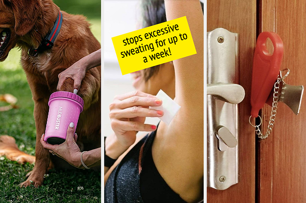 paw cleaner, sweat wipes, portable door lock