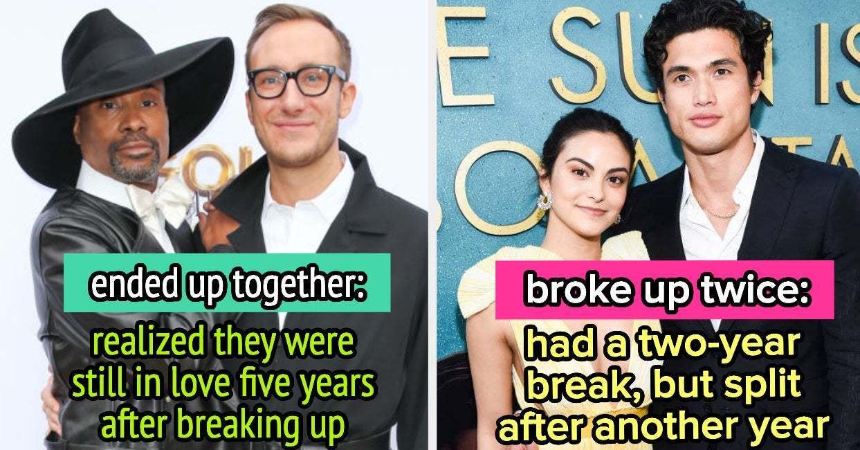 14 Celeb Couples Who Got Back Together With An Ex Years After Their Breakup (And How Long Their New Relationship Lasted)