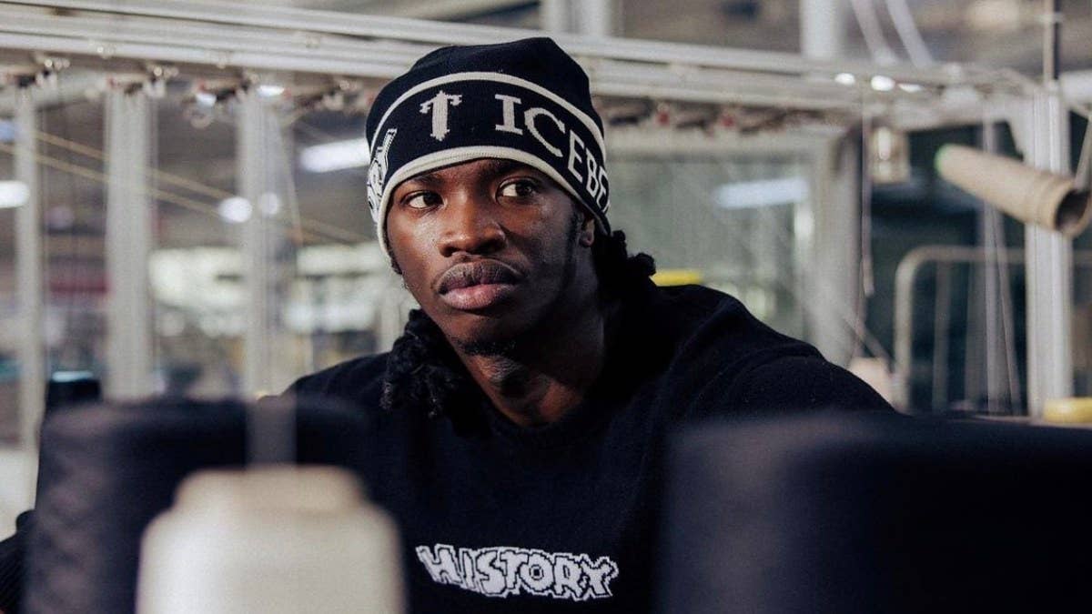 For their latest drop, Trapstar has teamed up with Iceberg History for a new limited-edition capsule collection, featuring jumpers, tees, a jeans suit, and acce