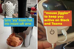 soft serve maker and mouse jiggler 