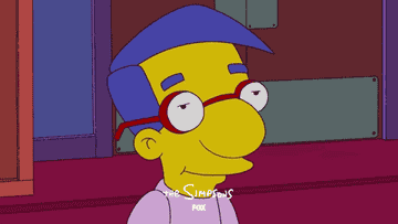 Millhouse waggling eyebrows