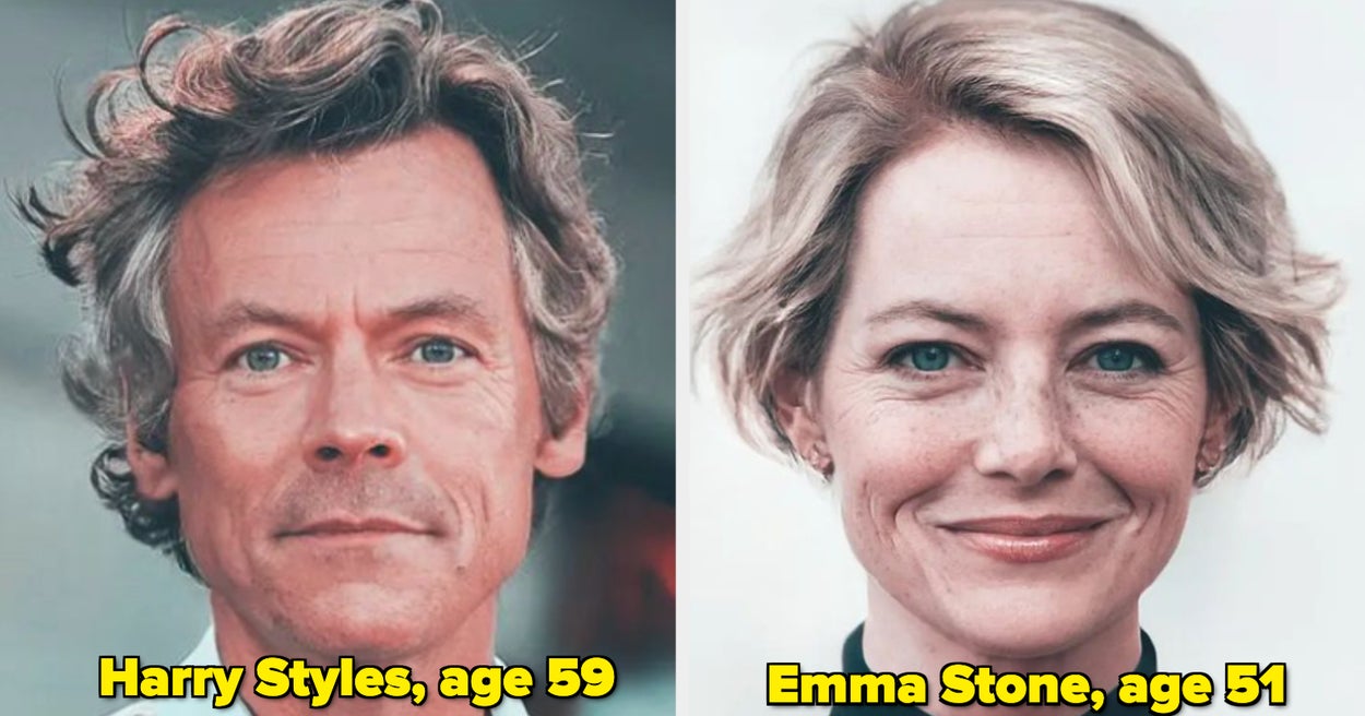 A Digital Artist Used AI To Show Us What Celebrities Might Look Like Decades From Now, And It’s Surprisingly Emotional