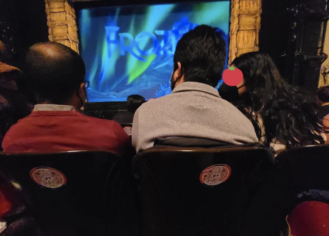 The audience at &quot;Frozen&quot;