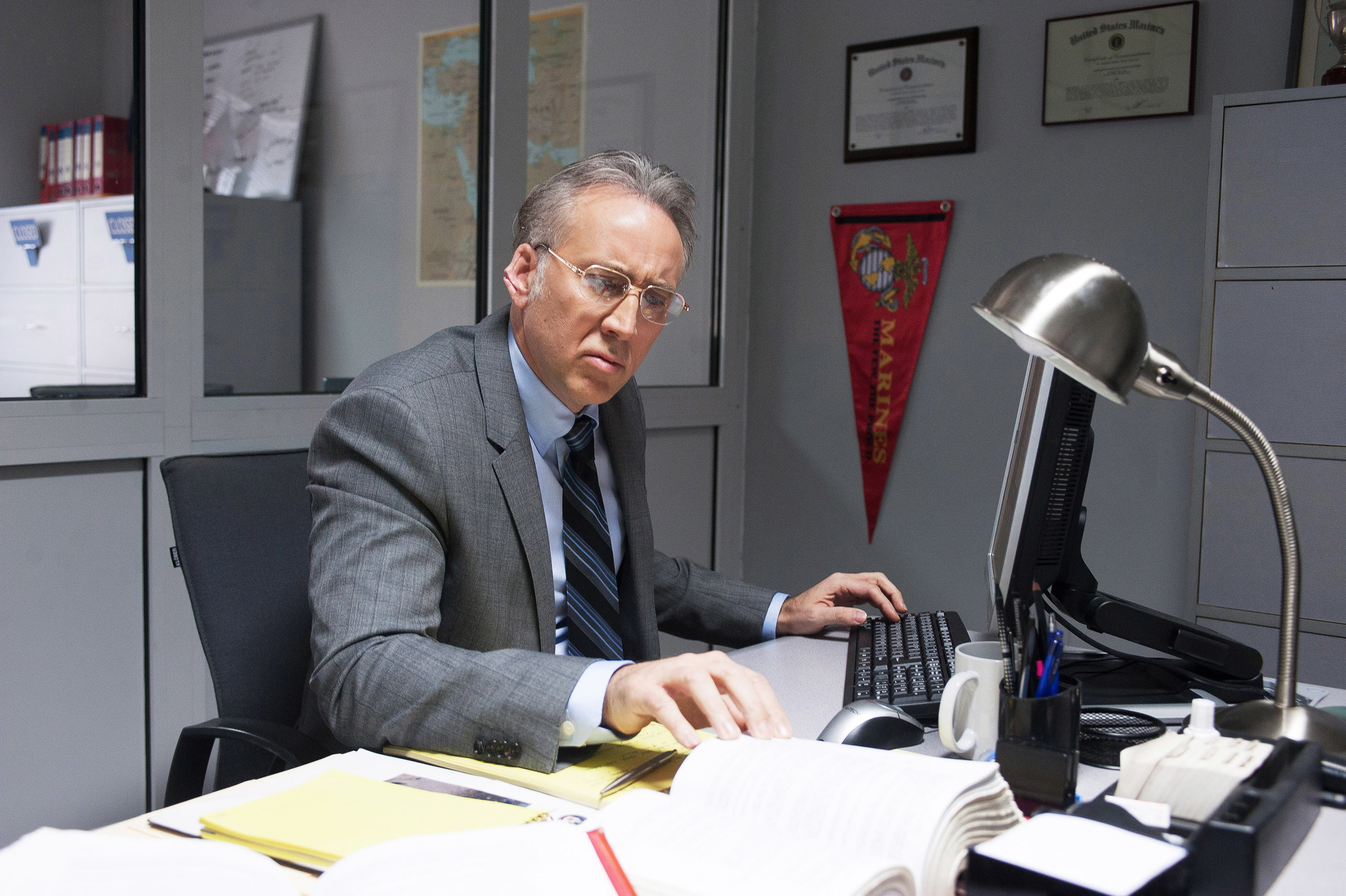 A man working at his computer