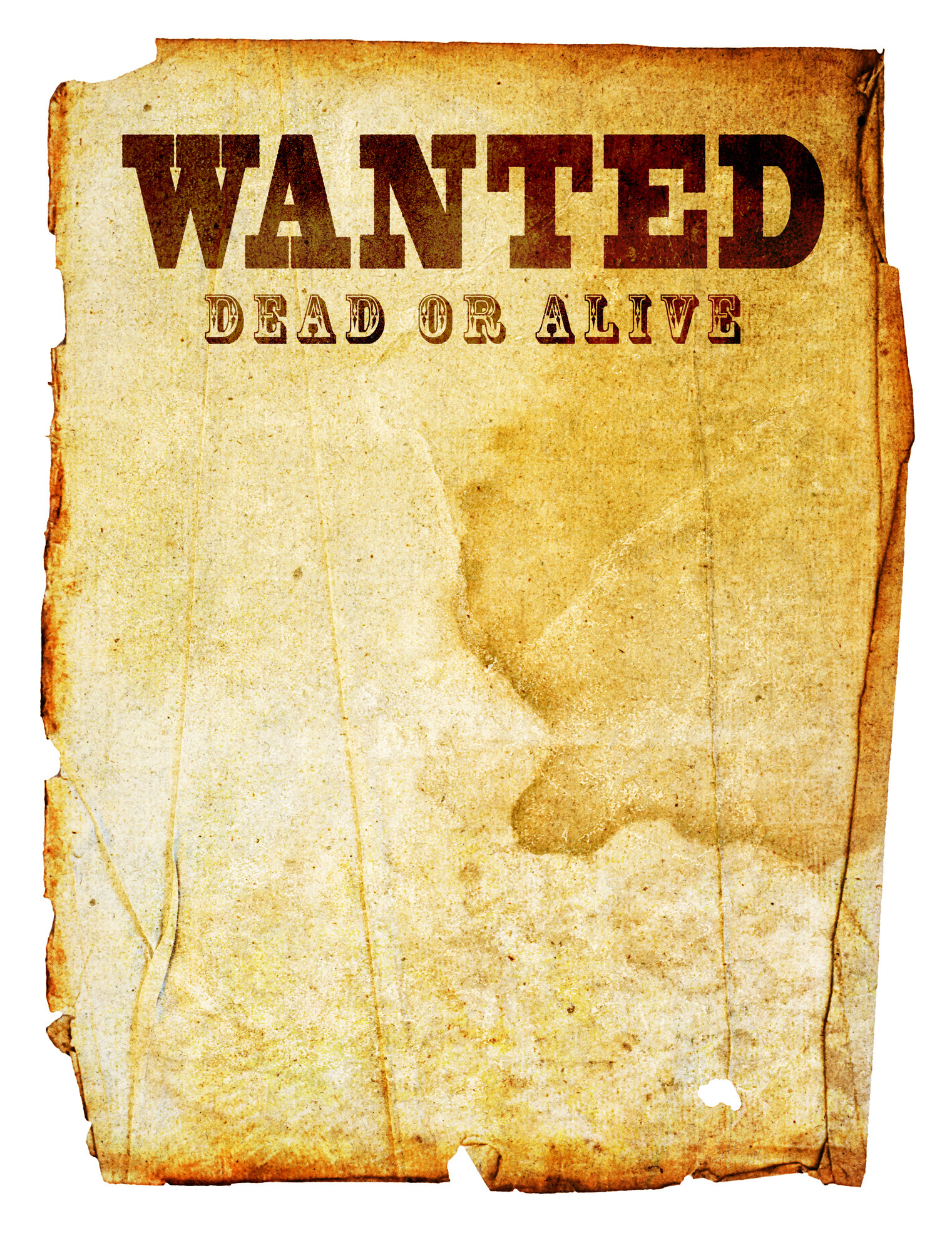 A wanted poster