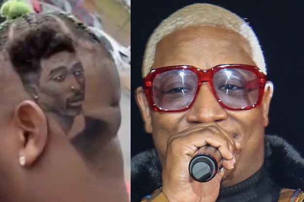 Yung Joc Gets 3D Tupac Shakur Hair Cut 1