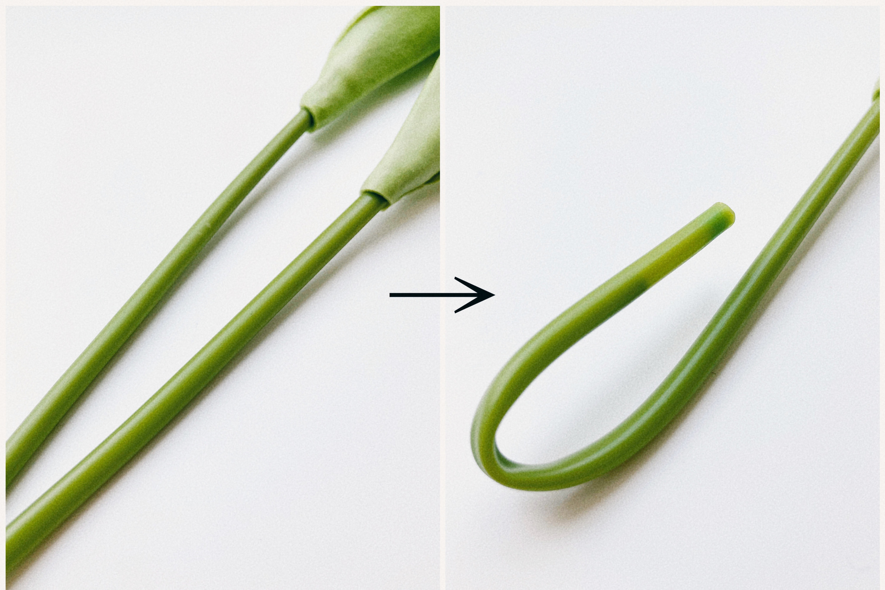 CanDo(キャンドゥ)の高見えインテリア「アートフラワーチューリップ 白・黄色」