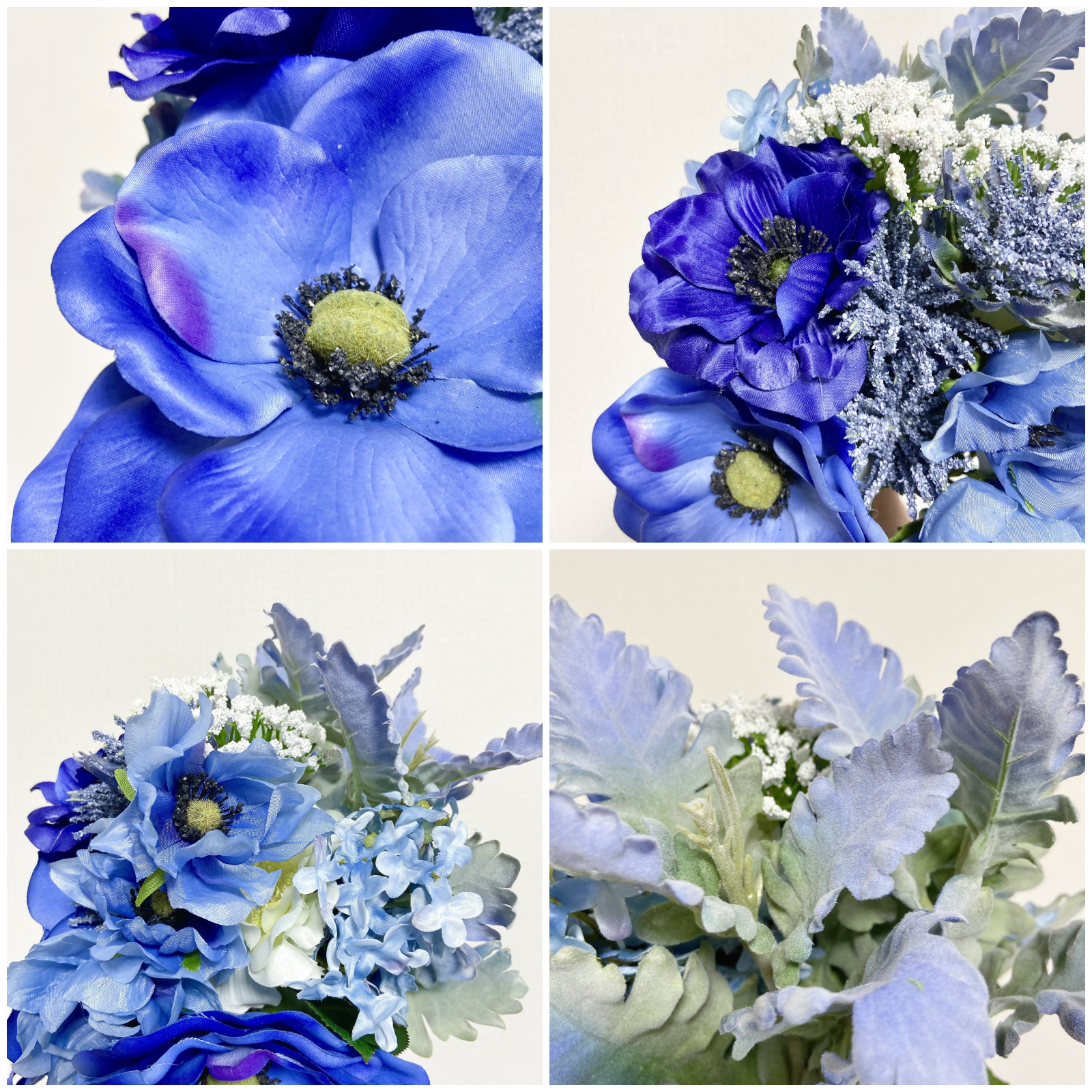 Francfranc（フランフラン）のオススメの造花「ブーケ アネモネミックス ブルー」